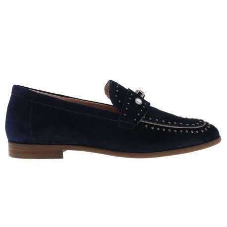 Mocassins femme bleu