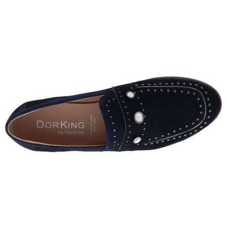 Mocassins femme bleu - Image 5