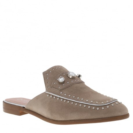 Mules femme marron
