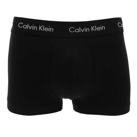 Lot de 3 Boxers en coton bleus unis avec taille élastiquées ton sur ton - Image 9