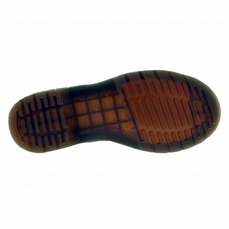 Boots en cuir noir à lacets ronds avec une languette d'aisance en tissu - Image 6