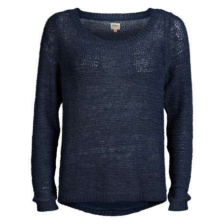 Pull femme bleu