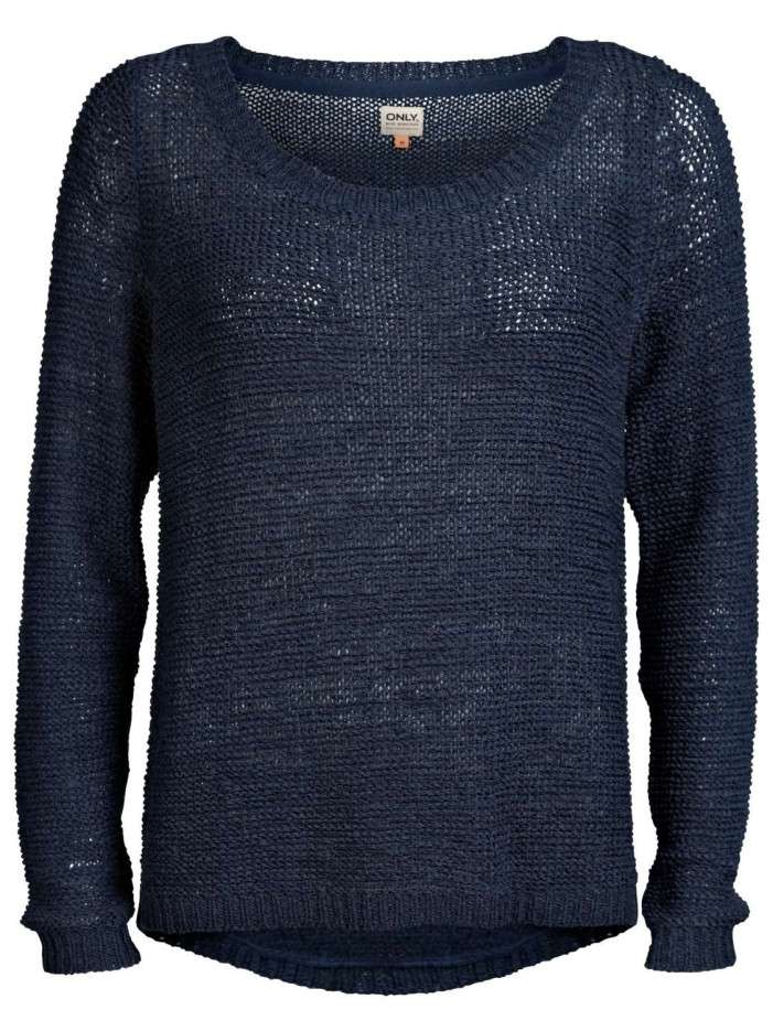 Pull femme bleu