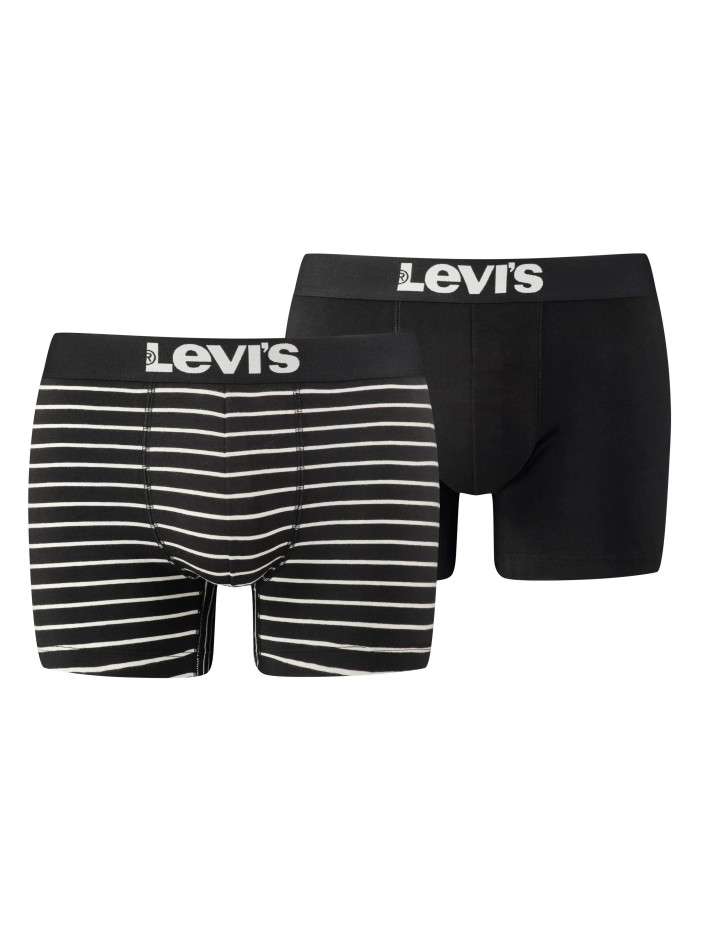 Lot de deux boxers noirs et...