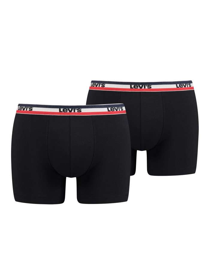 Lot de 2 boxers noirs à...