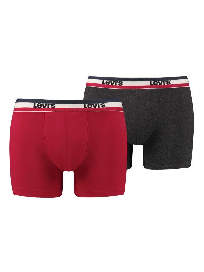 Lot de 2 boxers rouge et...