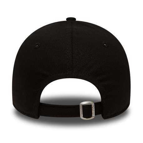 Casquette garçon noire unie à visière courbée et une fermeture strapback - Image 3