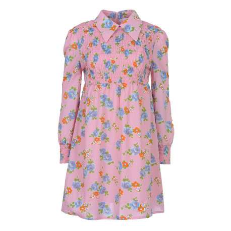 Robe manches longues Imprimé à fleurs femme