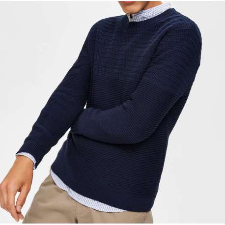 Pull homme bleu - Image 3