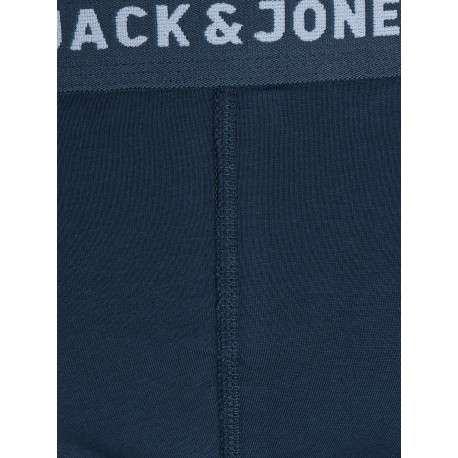 Lot de 3 Boxers en coton marine uni avec une coupe longue et nom iconique - Image 4