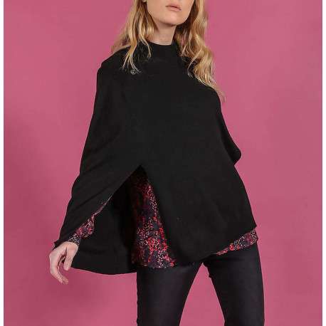 Pull femme BAT noir - Image 3