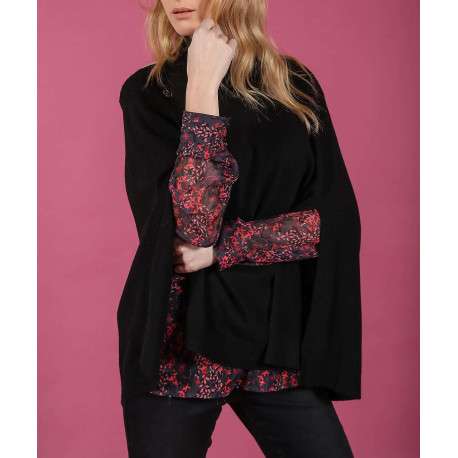 Pull femme BAT noir - Image 4