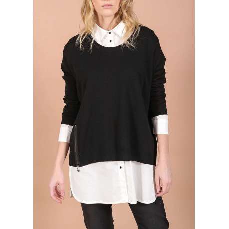 Pull femme noir - Image 4