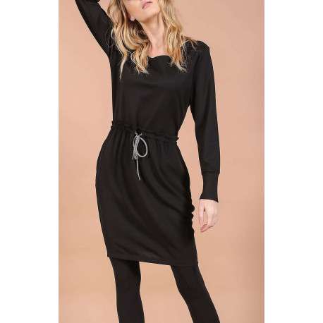 Robe femme CAMELEON cintrée noir - Image 2