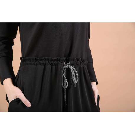 Robe femme CAMELEON cintrée noir - Image 4