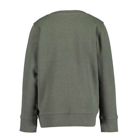 Sweat ras de cou fille vert - Image 2