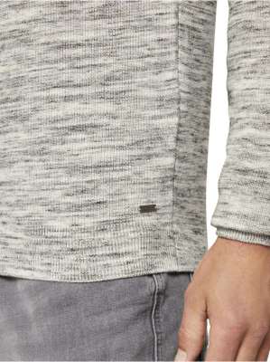 Pull-over Homme TOM TAILOR - Maille, Manches Longues, Col Rond, Coupe Décontractée Moderne Tailles S à 3XL