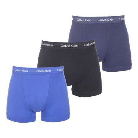Lot de 3 boxers multicolores en coton avec tailles élastiquées - Image 8