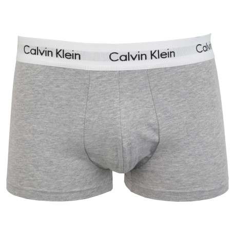 Lot de 3 Boxers en coton multicolores unis avec taille élastiquée et marque - Image 7