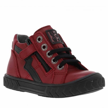 Botillons garçon  cuir  VIBUSE  bordeaux