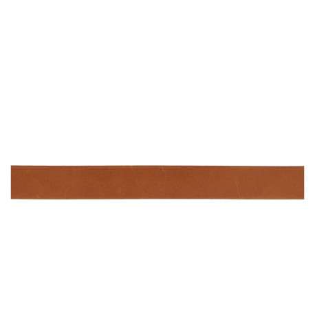 Ceinture camel unie avec une boucle métallique dorée et logo sur le passant - Image 2