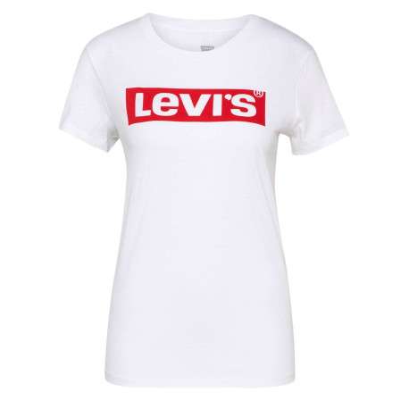 T-shirt femme droit uni blanc