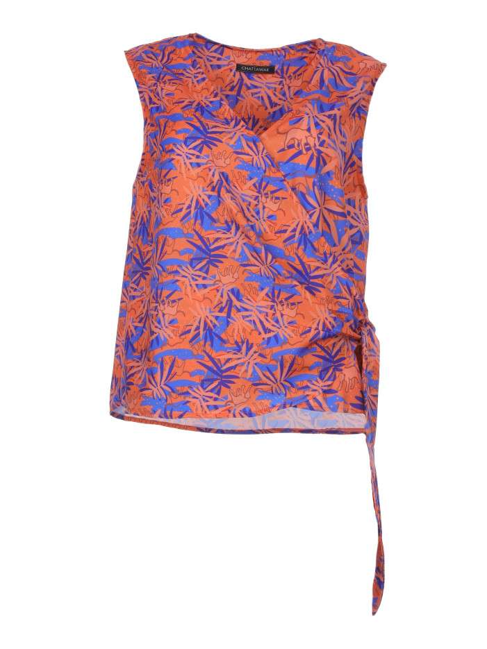 Top à imprimé floral pour...