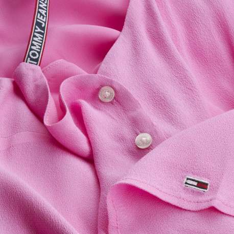 Top rose pour femme uni coupe droite - Image 3