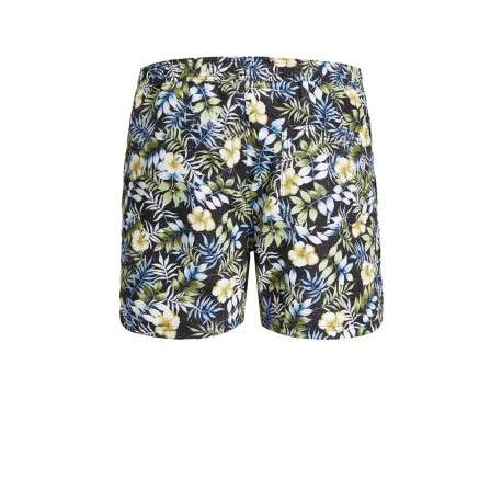 Maillot de bain imprimé floral pour garçon noir - Image 3