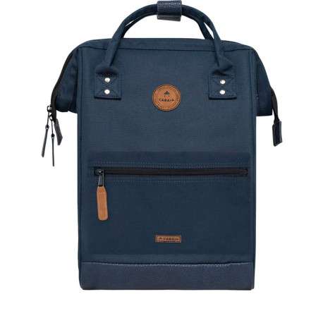 Sac à dos marine uni pour femme et à pochette interchangeable