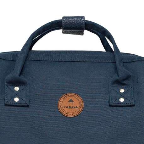 Sac à dos marine uni pour femme et à pochette interchangeable - Image 7