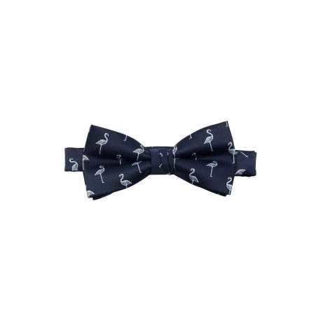 Noeud Papillon pour homme en polyester recyclé coupe droite FLAMINGOBOWT