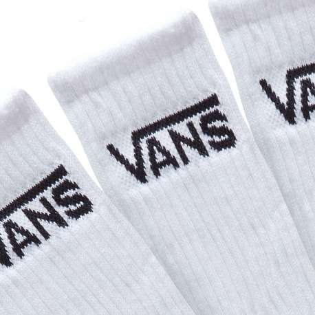Chaussettes blanches pour homme unies côtelées - Image 2