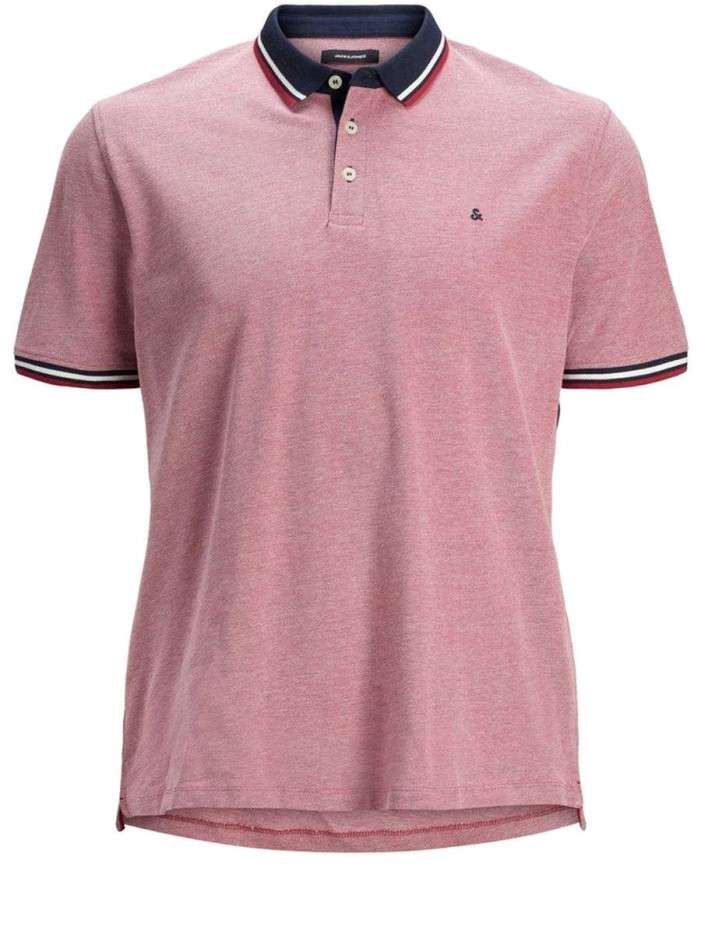 Polo rouge pour homme avec...