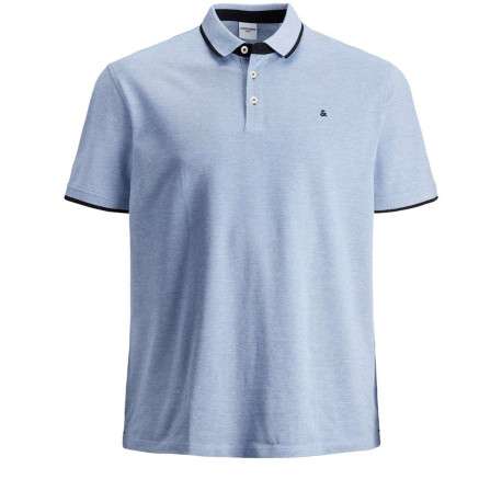 Polo ciel pour homme avec logo en coton coupe droite PAULOS