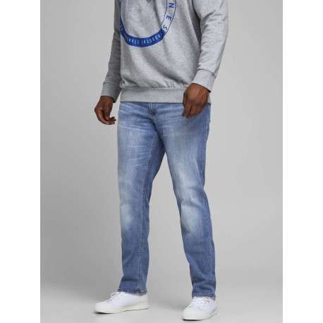 Jean bleu pour homme effet délavé coupe regular GLENN - Image 3