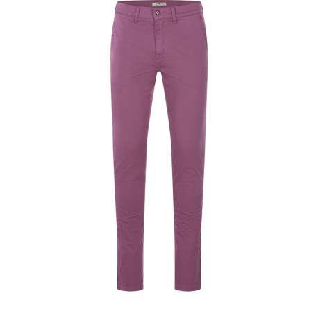 Pantalon framboise pour homme en maille nid d'abeille coupe slim YOUNG
