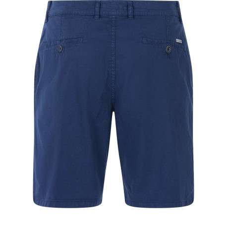 Short marine pour homme avec imprimé losanges en coton coupe droite IRKUS - Image 2