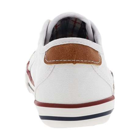 Baskets basses mixte enfants en coton blanc - Image 3