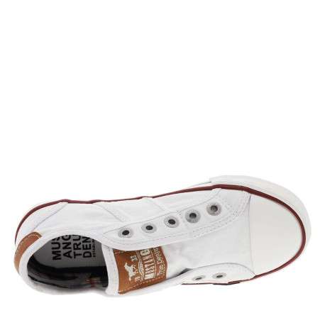 Baskets basses mixte enfants en coton blanc - Image 5