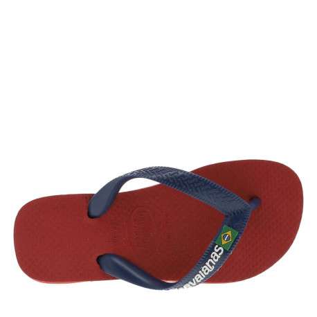Tongs mixte enfant BRASIL LOGO rouge - Image 5