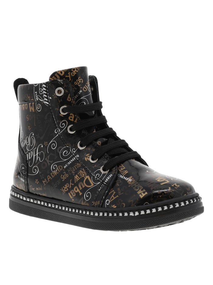 Boots TAC noires en cuir