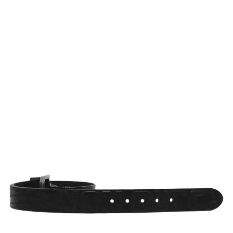 Ceinture noire pour garçon en cuir BULL - Image 2
