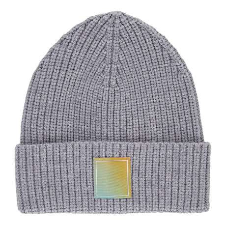 Bonnet à revers gris
