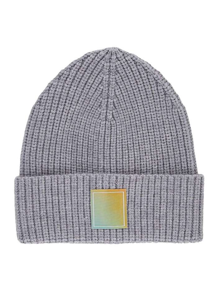 Bonnet à revers gris