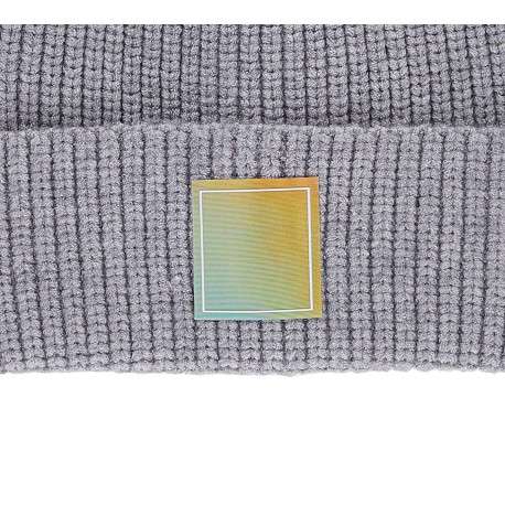 Bonnet à revers gris - Image 2