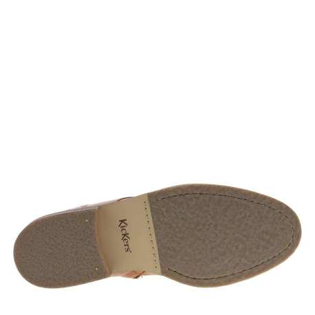 Boots ALPHAHOOK camel en cuir avec talon plat - Image 6