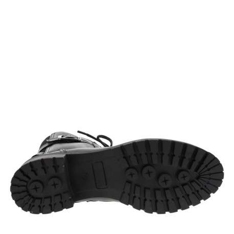 Bottes MAJORETTE noir en cuir avec talon plat - Image 6