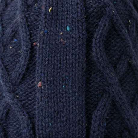 Bonnet marine moucheté Jus de pomme avec pompons interchangeables - Image 2