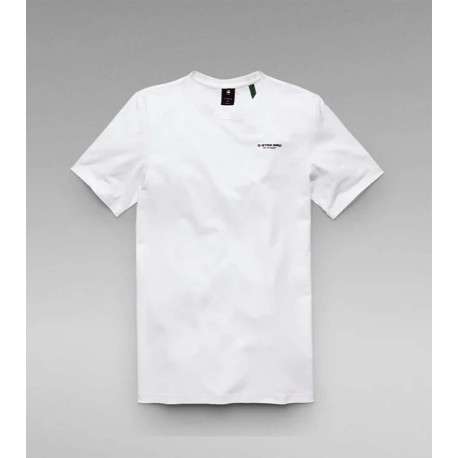 T-shirt en coton blanc uni avec une coupe droite et nom iconique - Image 10